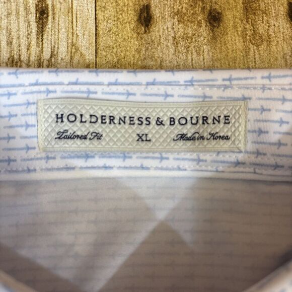 Holderness & Bourne Polo Shirt XL Tailored Fit Claymore Axonius Cybersecurity - Picture 4 of 11